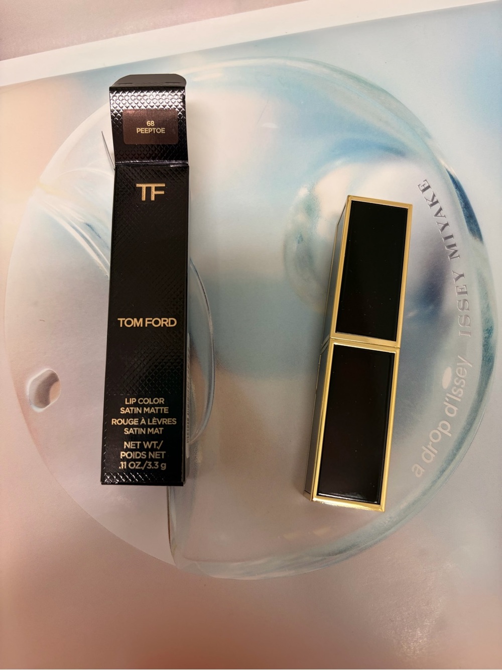 TOM FORD LIP COLOR SATIN MATTE LIPSTICK 3.3 G / .11 OZ fullsize 67 peeptoe new